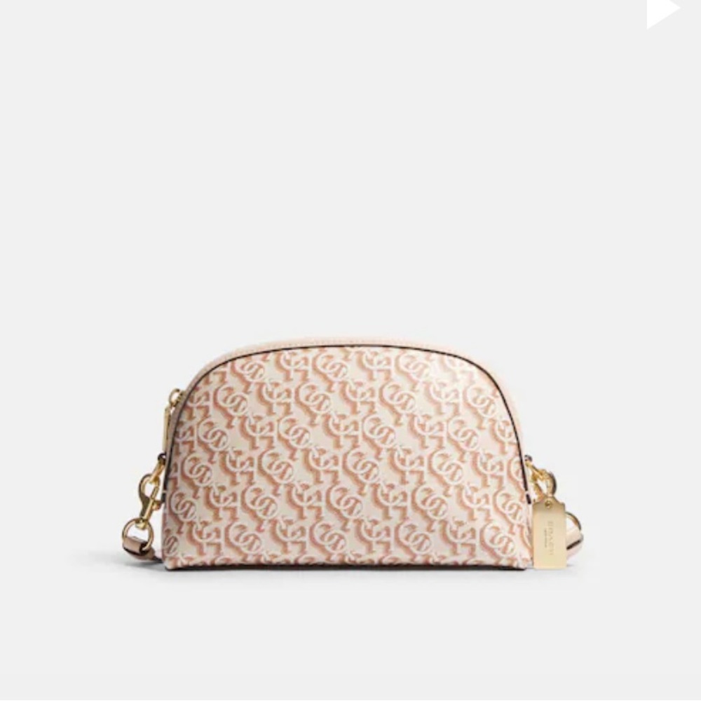 ❌SOLD❌RTC-NWT Coach Madi Crossbody Bag & Wallet Gold/Chalk Signature Monogra… - Picture 9 of 15